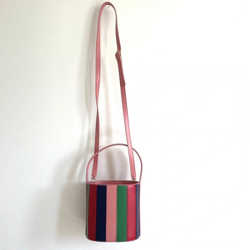 STAUD Colorful Striped Bucket Bag - Picture 4 of 4